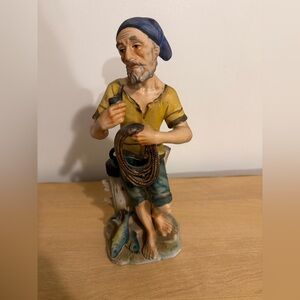 Source Unknown Yellow and Blue Alpine Sculpture